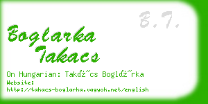 boglarka takacs business card